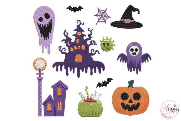 Halloween Embroidery Set